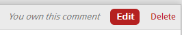 Comment Toolbar