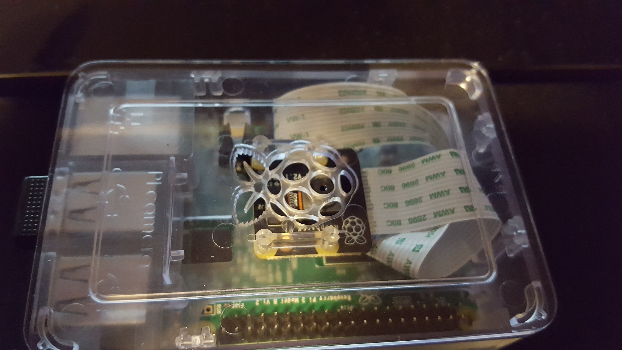 Raspberry Pi 3 Canakit camera case